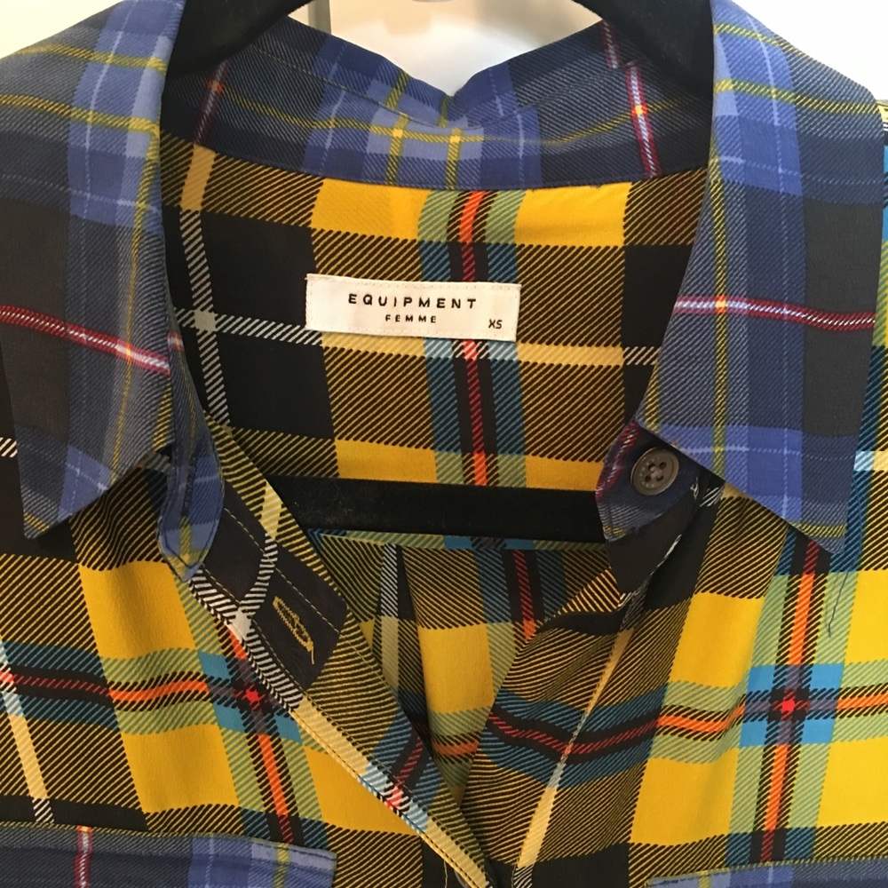 Equipment Button Down Blouse - image 2